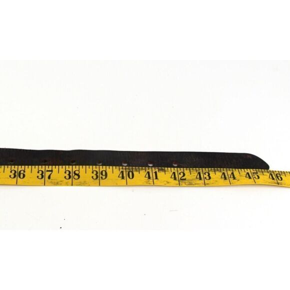 J.CREW BROWN GENUINE LEATHER 1 1/4"Wd CASUAL DRESS MEN'S BELT Sz 40/100 (M10 - Picture 10 of 11
